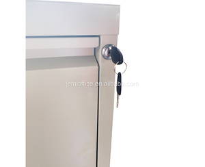 2-ngăn kéo kim loại bên tủ tập tin ngăn kéo rộng với tính năng có thể gập lại giải pháp lưu trữ thông minh cho nhà văn phòng hội thảo đồ nội thất - Product Image 6