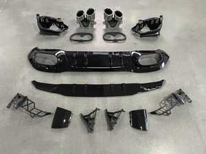 Pièces de voiture Auto Bodykit Full Body Kit Ensemble de Mise À Niveau A45S UN 45 S Lifting Pour <span class=keywords><strong>Mercedes</strong></span> W177 UNE Classe <span class=keywords><strong>A250</strong></span> A200 A180 Grille Pare-chocs - Product Image 4