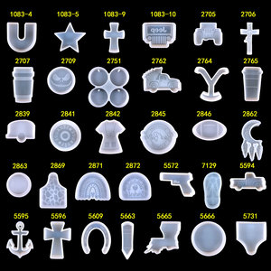 Moldes de fundición de resina hechos a mano para adornos decorativos DIY estilo Ins silicona lápiz vela fragancia molde 5663 - Product Image 2