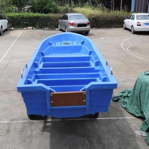 Bateau de croisière en plastique PE bleu de 5,3 m, coque de bateau en polyéthylène, moteur - Product Image 2