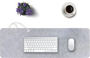 Almofada De Mesa De Feltro Tapete De Teclado De Feltro Grande Mouse Pad Feltro De Lã Merino Esteira De Mesa De Computador - Product Image 4