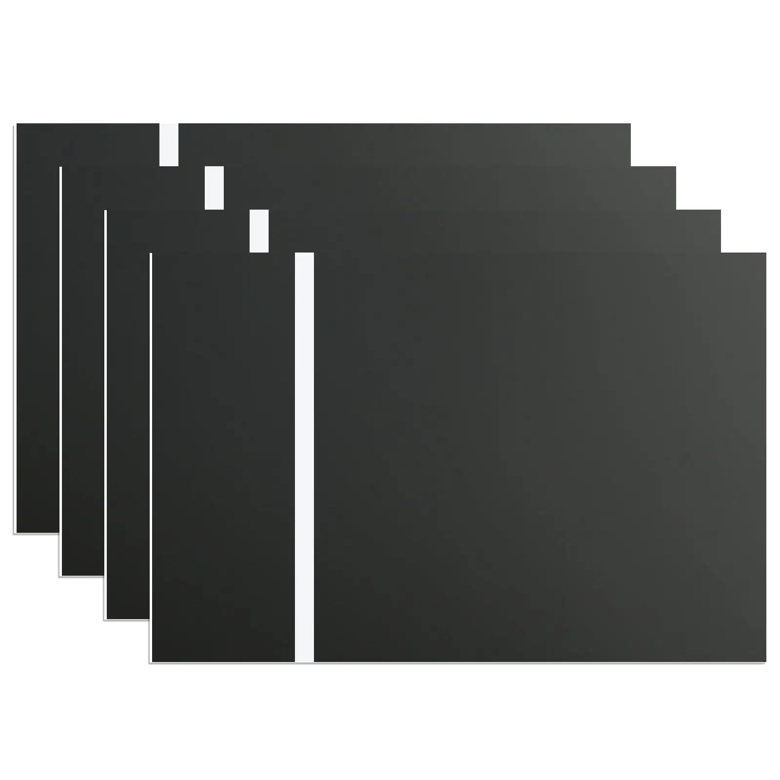 Láser de alta calidad/grabado CNC Abs hoja de plástico de doble Color/tablero/panel/placa negro sobre blanco para publicidad