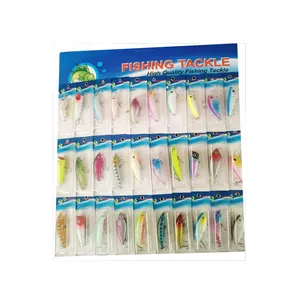 Stocked wholesale hard plastic fishing lure set minnow/crank/popper/pencil swimstick/viberation 5cm to 6cm
