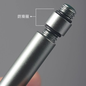 Cure-oreille portable en acier inoxydable, outil de nettoyage d'oreilles rétractable avec trou pour accrocher des porte-clés. - Product Image 3