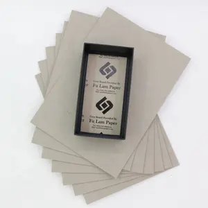 Placa de papel cinza de boa qualidade com preço barato, papel cinza de 1,5 mm, 900gsm de espessura em Dongguan