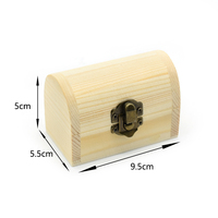 Großhandel Handgefertigte Multifunktionale Holz-Schmuckaufbewahrungsbox Holz-Schatztruhe für Heimdekorationen