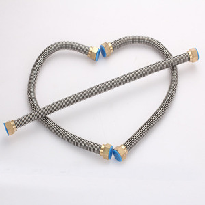 Tubo corrugado Crane Crown de 1/2 pulgada con tapa de cobre, manguera flexible para plomería, para calentador de agua de inodoro - Product Image 4