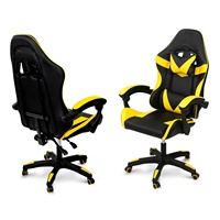 Chaise de jeu en cuir PU en gros, chaise PC de course de haute qualité avec repose-pieds réglable pour ordinateur et gamer