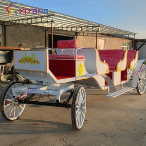 Carruaje Turístico Romántico Retro Clásico de Doble Techo para Recorridos de Boda o <span class=keywords><strong>Excursiones</strong></span> <span class=keywords><strong>a</strong></span> Parques - Product Image 2