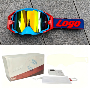 Lunettes de moto personnalisées <span class=keywords><strong>Leatt</strong></span> 6.5 avec protection UV400, lentille anti-buée double couche, résistantes aux rayures, cadre confortable en TPU - Product Image 1