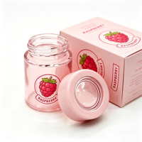 Frasco magnificador de 3.5g y 7g, a prueba de olores, de vidrio, para guardar flores, con embalaje CR, botella CR personalizada con tapa magnificadora a prueba de niños
