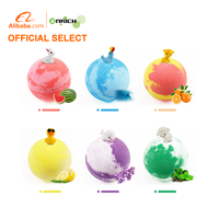 Coffret Cadeau Amusant et Économique pour Noël, Halloween et Thanksgiving – Bombes de Douche Effervescentes Colorées, Véganes et Naturelles pour Enfants avec Jouets à l'Intérieur