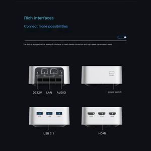 Nuevo Mini PC Portátil N150, Computadora de Escritorio, DDR4, SSD, Octa Core, Win 11 Pro, Gráficos Integrados Educativos, 4096x2160, MN08, 1TB - Product Image 5