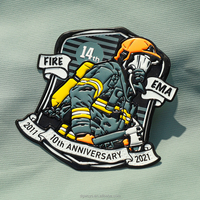 Badges de vêtements pour personnel, patchs 3D thermocollants personnalisés en TPU, étiquettes de marque, logos d'équipe et de club pour uniformes, sérigraphiés et en relief
