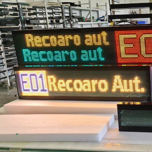 Customizable Flexible SMD LED <strong>Scrolling</strong> <strong>Display</strong> Curved <strong>Electronic</strong> <strong>Message</strong> <strong>Board</strong> for Passenger Information Systems - Product Image 1