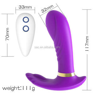 Baru pemanas otomatis pengendali jarak jauh nirkabel wanita dewasa Dildo mainan seks celana dalam Mini dapat dipakai Vibrator untuk stimulasi klitoris - Product Image 2