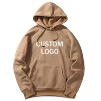 Sweat-shirts à capuche surdimensionnés de couleur unie, en coton biologique 100% de haute qualité, 460 grammes, avec logo personnalisé en gros