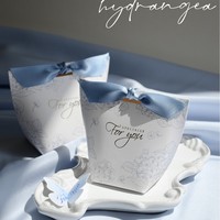 Boîte cadeau coréenne triangulaire en carton pour mariage, bonbons, matériaux recyclés, gaufrage, vert, bleu, rouge, Missugar Jiaxiang