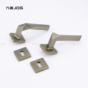 JOG Tay Nắm Cửa Thiết Kế Hiện Đại Lạ Mắt Hình Vuông Bằng Đồng Hợp Kim Kẽm OEM Đơn Giản Cho Nhà Máy Sản Xuất Kim Loại - Product Image 2