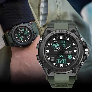 Montres mécaniques pour hommes, montres-bracelets avec cadran noir, étanches, aiguilles lumineuses, analogiques et numériques, boîtier en alliage de zinc, montres de sport - Product Image 4