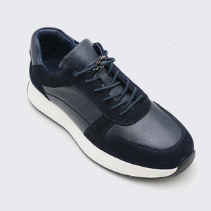 LANCI OEM produsen sepatu Sneakers kulit anak sapi kustom ODM sepatu kulit murni untuk pria Sneakers mewah solusi pengemasan kustom - Product Image 5
