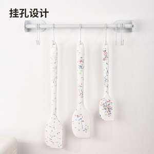 Spatule en silicone extra large avec cœur en acier, outil de cuisson flexible, résistant au four et au lave-vaisselle, couteau à glaçage pour gâteaux - Product Image 3