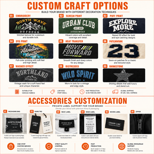 Custom Logo 355g Heavyweight Pullover Men's Hoodies &amp; Sweatshirts, High Quality Cotton Polyester Fleece Luxury Hoodies - Product Image 3