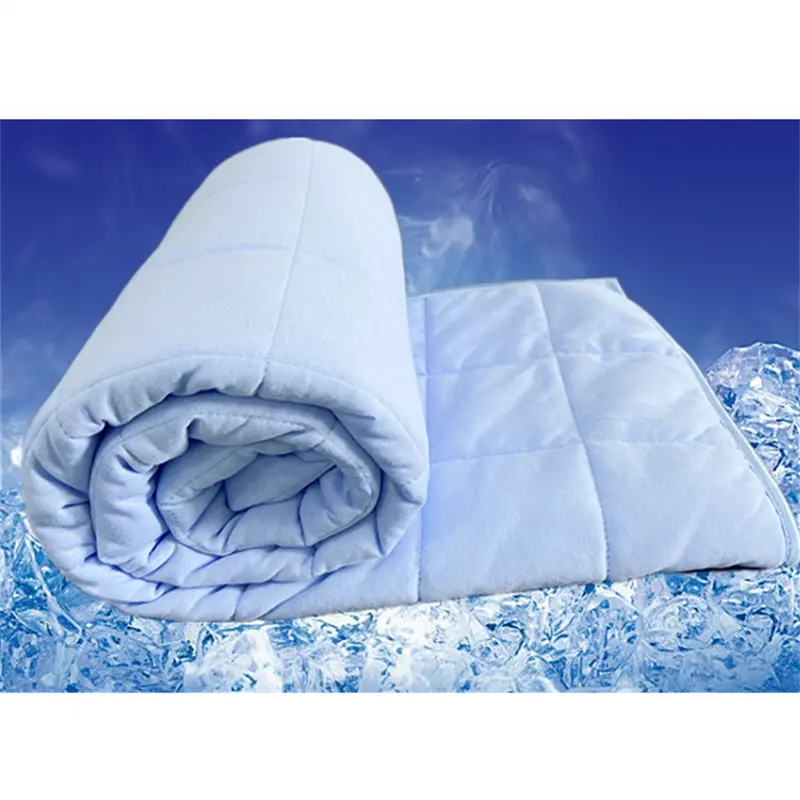 Cobertor de refrigeração, de alta qualidade, com dois lados, frio, tamanho grande, cama, cobertores leve, respirável, de verão