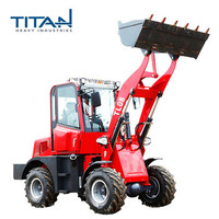Titanhi Hoflader China 800kg 0.8 Tonnen ZL08F Kleintraktor Farm Mini CE Radlader mit Euro 3 Motor, Schnellwechsler und Palettengabel – Preis