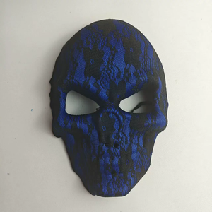 Máscara del Día de Muertos Máscara de Calavera para Halloween Máscara para Fiesta de Disfraces Suministro de Disfraz para Fiesta Mexicana - Product Image 6