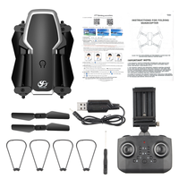 Mini Drone radiocommandé S171 de poche RC, batterie, jouets radiocommandés, Drone aérien 4K HD avec double caméra, 2023