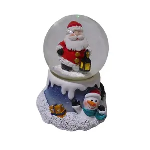Высококачественный музыкальный стеклянный шар, Рождественский Снежный шар, музыкальный Рождественский Снежный шар, снежный шар с полимерной основой