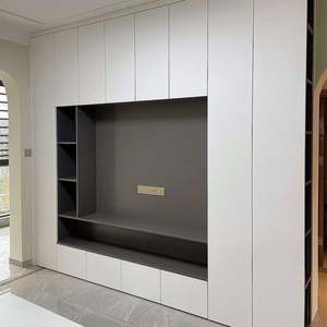 Meubles de maison entiers sur mesure, unité murale pour téléviseur, design moderne, meubles de salon, meuble mural pour téléviseur - Product Image 3