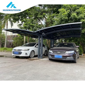 Couverture de toit en aluminium Riparo pour abri de voiture, tente de garage à 2 poteaux pour le <span class=keywords><strong>camping</strong></span>, cadre en métal, nature - Product Image 6