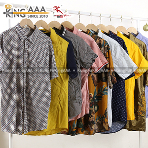 KingAAA Vente en gros de lots de chemises d'occasion pour hommes, mélangées, de marques originales, décontractées, à manches longues, en balles de 100 kg, stock de vêtements - Product Image 3