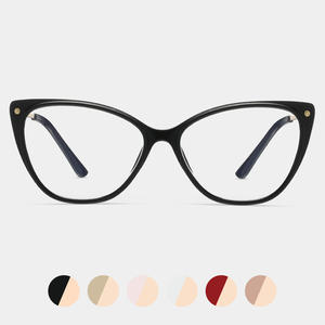 Gafas de Ojo de Gato 87008 con Montura TR90, Anti Luz Azul, para Mujer, con Patillas de Resorte, Puente Mediano y Lentes AC - Product Image 2