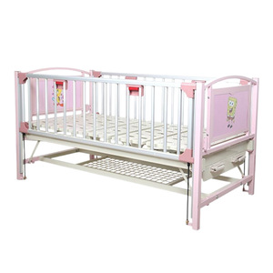 Cama de Cuidado Pediátrico WU con Barandillas 188.5x93.5x97 Cm, Cama Pediátrica Manual de Doble Balanceo para Cuidado Postparto - Product Image 2