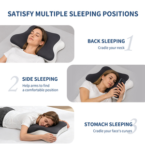 <span class=keywords><strong>Almohada</strong></span> de Espuma Viscoelástica JeeBay con Logotipo Personalizado, Lavable, para Aliviar el Dolor de Cuello, Forma Rectangular, para Dormir de Lado - Product Image 3