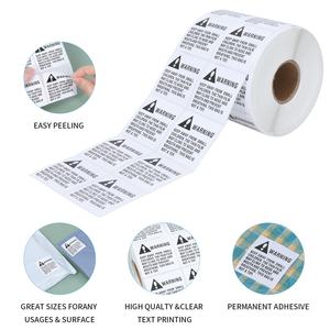 Adhesive Paper Yellow Anti-static Waterproof Oil-proof Scratch-proof Warning & Caution Label <b>Stickers</b> <b>for</b> Industrial Use - Product Image 4