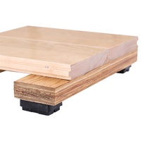 FIBA 95 Laqué Brillant Fixe Sports Bois Franc Bouleau Plancher Badminton Balle Rebond Plancher Basketball Volleyball Badminton Squash