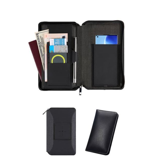 Wholesale Black Purse Portable Business Gifts Wallet Power Bank for Phone
