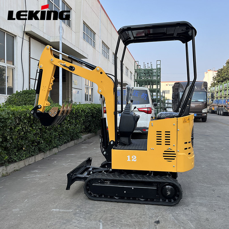 Гусеничный мини-экскаватор Leking KV10, буксируемый экскаватор 900 кг, китайский завод