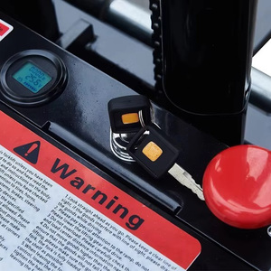 新しいラフオフロード1.5トンフォークリフトオフロードホイール付き鉛電池電池電気フォークリフト全地形スタッカー - Product Image 4