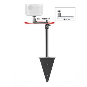 <span class=keywords><strong>Support</strong></span> de projecteur triangulaire à col de cygne pour la prise de vue vidéo professionnelle - Product Image 4