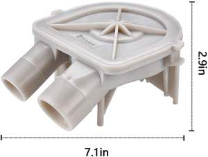 Pompa di Scarico per Lavatrice 3363394 Compatibile con Whirlpool <span class=keywords><strong>Kenmore</strong></span>, Sostituisce 3352492 3352493 3352293 - Product Image 2