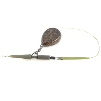 500 pièces en vrac Accessoires de pêche à la carpe Clips plombés robustes Connecteurs pivotants à mousqueton Matériel de pêche à la carpe AG016S