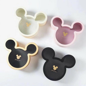 Unusual Fresh Set Eco Friendly Luxury Packaging Box Paper Gift Bear Glitter PVC Christmas Actilic Big Mickey Mouse Flower Box