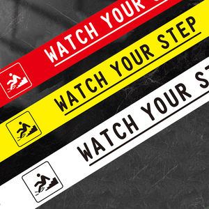 מותאם אישית למות לחתוך אנטי להחליק עצמית דבק pvc משטח החץ המדבקות עמיד למים רצפת ויניל רצפת ויניל עמיד למים - Product Image 1