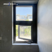 Fenêtre à manivelle en aluminium pour Villa, Appartement, Hôtel, Complexe hôtelier, Hall d'hôtel, Suite, Penthouse, Unités d'hébergement privées