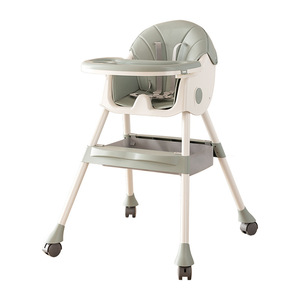 Silla alta para bebé, multifuncional, plegable, portátil, para niños de 0 a 12 meses - Product Image 5